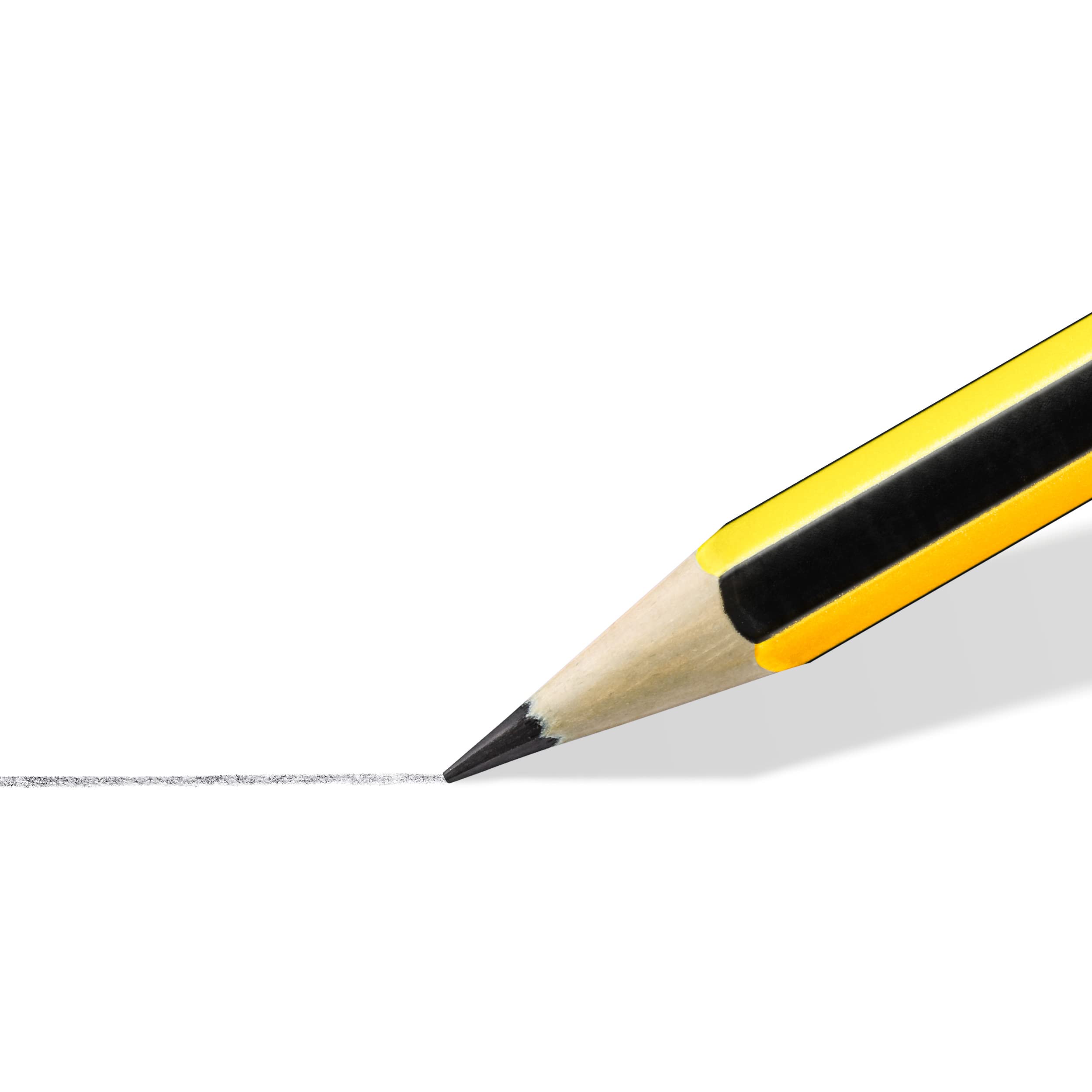 Staedtler Noris 120 Pencil Set - 3 HB Pencils with Mars Plastic Eraser - Premium German Writing & Drawing Tools for School, Office & Art Projects