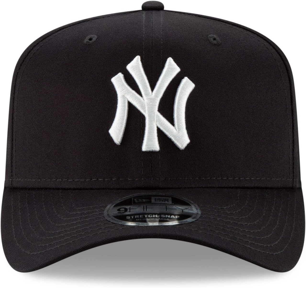 New York Yankees New Era 9Fifty Navy Blue Stretch Snapback Cap - Official MLB Baseball Hat for Men & Women - Perfect for Games, Streetwear & Fan Collections