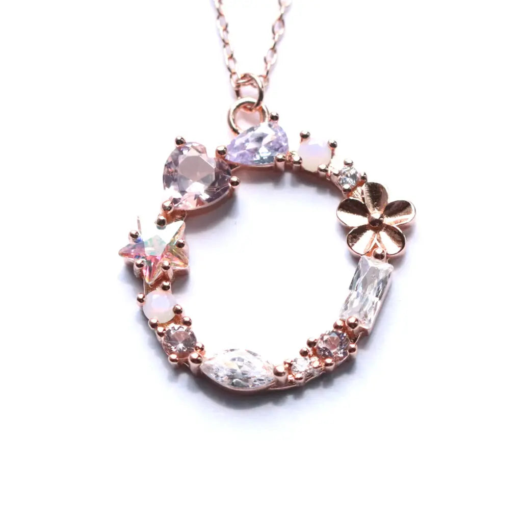Initial Pendant Necklace for Women - Personalized Letter Jewelry Gift for Her - Perfect for Birthdays, Anniversaries & Valentine's Day
