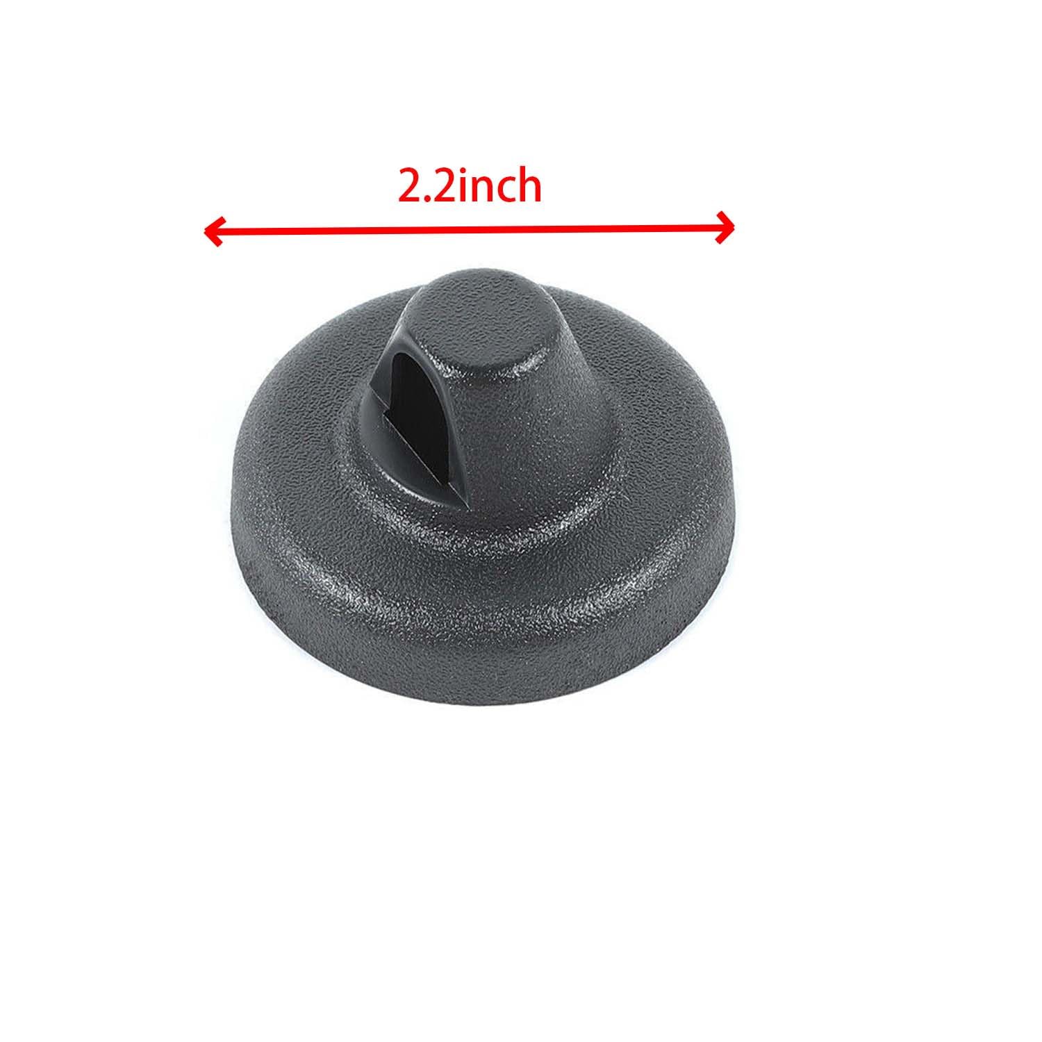 Jeep Wrangler Car Radio Antenna Base Cover Trim 2007-2023 JK JL JT Models - Durable Replacement Part for Off-Road & Daily Driving