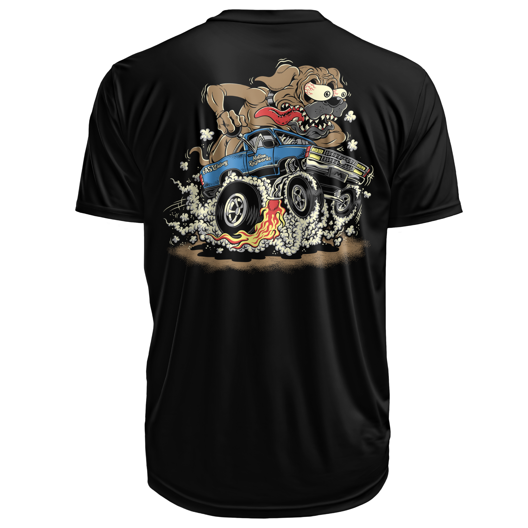 Vintage Hotrod OBS Truck BoxerFink Graphic T-Shirt - Classic Car Enthusiast Apparel for Car Shows & Casual Wear