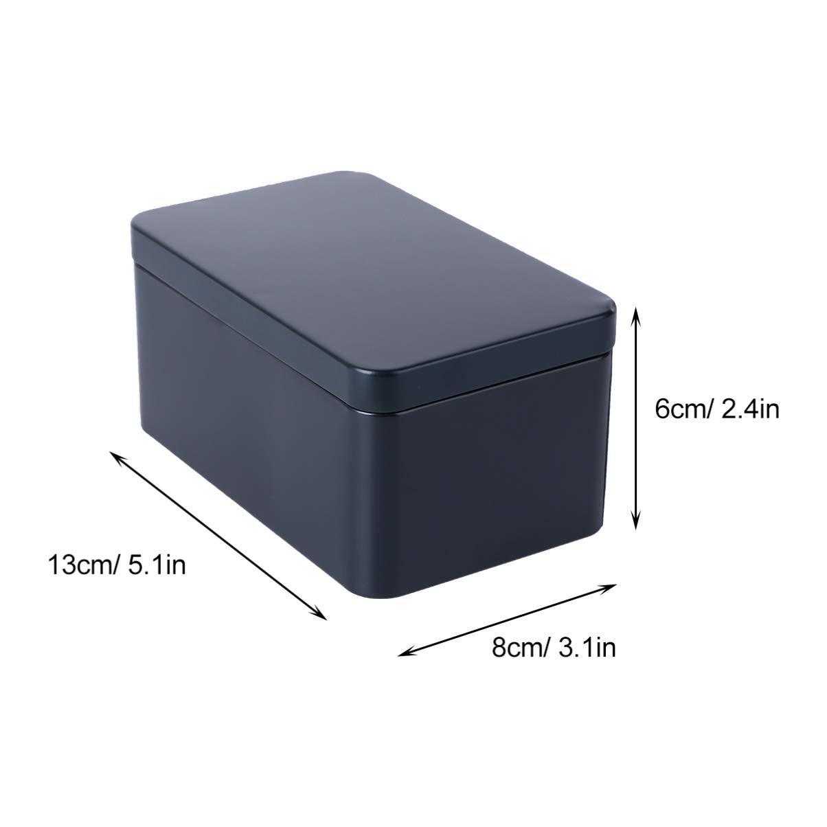 Premium Airtight Tea Storage Tin Box - Zerodeko Decorative Metal Container for Loose Leaf Tea, Coffee, Candies & Spices - Perfect for Kitchen, Pantry & Home Organization