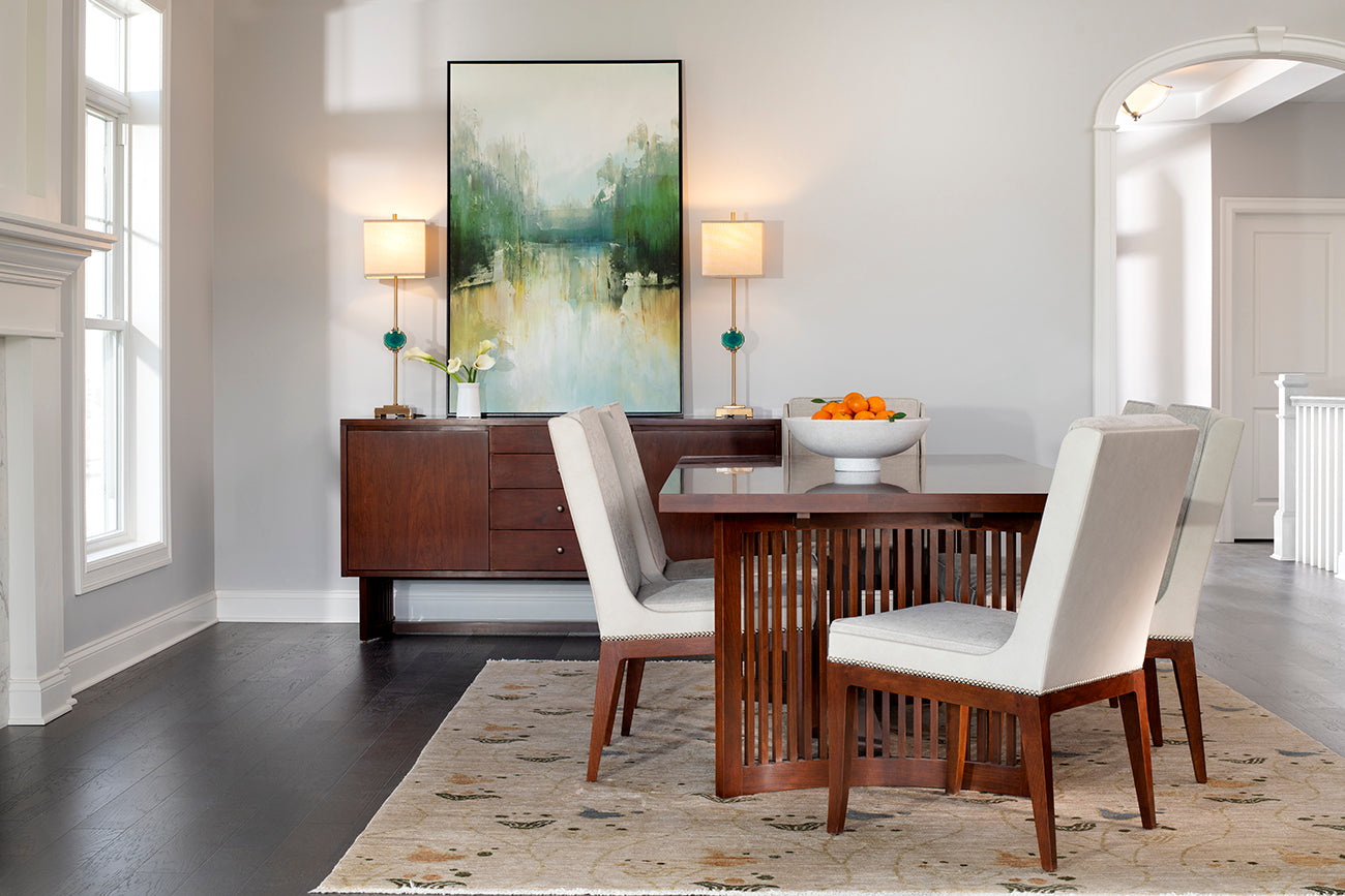Park Slope Trestle Dining Table - Solid Wood Farmhouse Table for Dining Room | Perfect for Family Gatherings & Dinner Parties