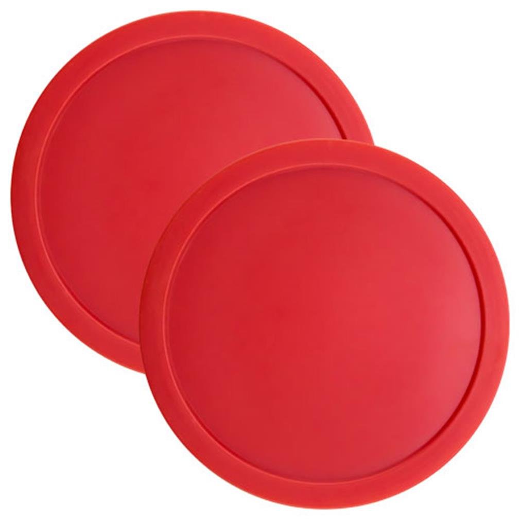Brybelly Air Hockey Pucks Set - 6 Pack Durable Table Hockey Accessories for Kids & Adults | Perfect for Game Rooms, Arcades & Family Fun Nights
