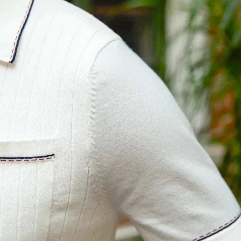 Vintage Old Money Polo Shirt - Classic English Style Cotton T-Shirt for Men | Perfect for Golf, Business Casual & Preppy Fashion
