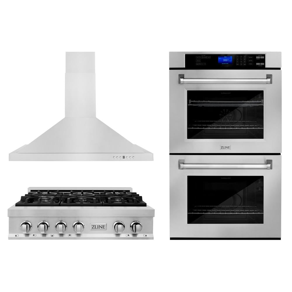 ZLINE 36-inch Stainless Steel Kitchen Package - 36