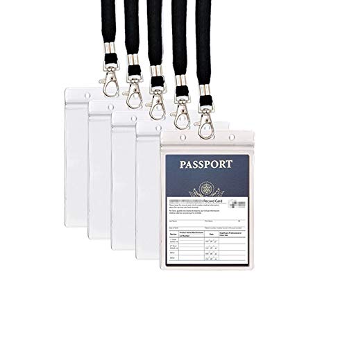 5p Black Lanyards