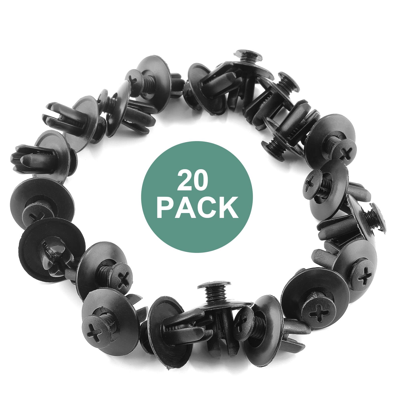 20 Pcs Dishwasher Kick Plate Fasteners & Trim Retainers - Compatible with Kenmore, KitchenAid, Whirlpool - Secure Dishwasher Kickplate Clips for Easy Installation & Repair - Perfect for Home Kitchen Appliance Maintenance