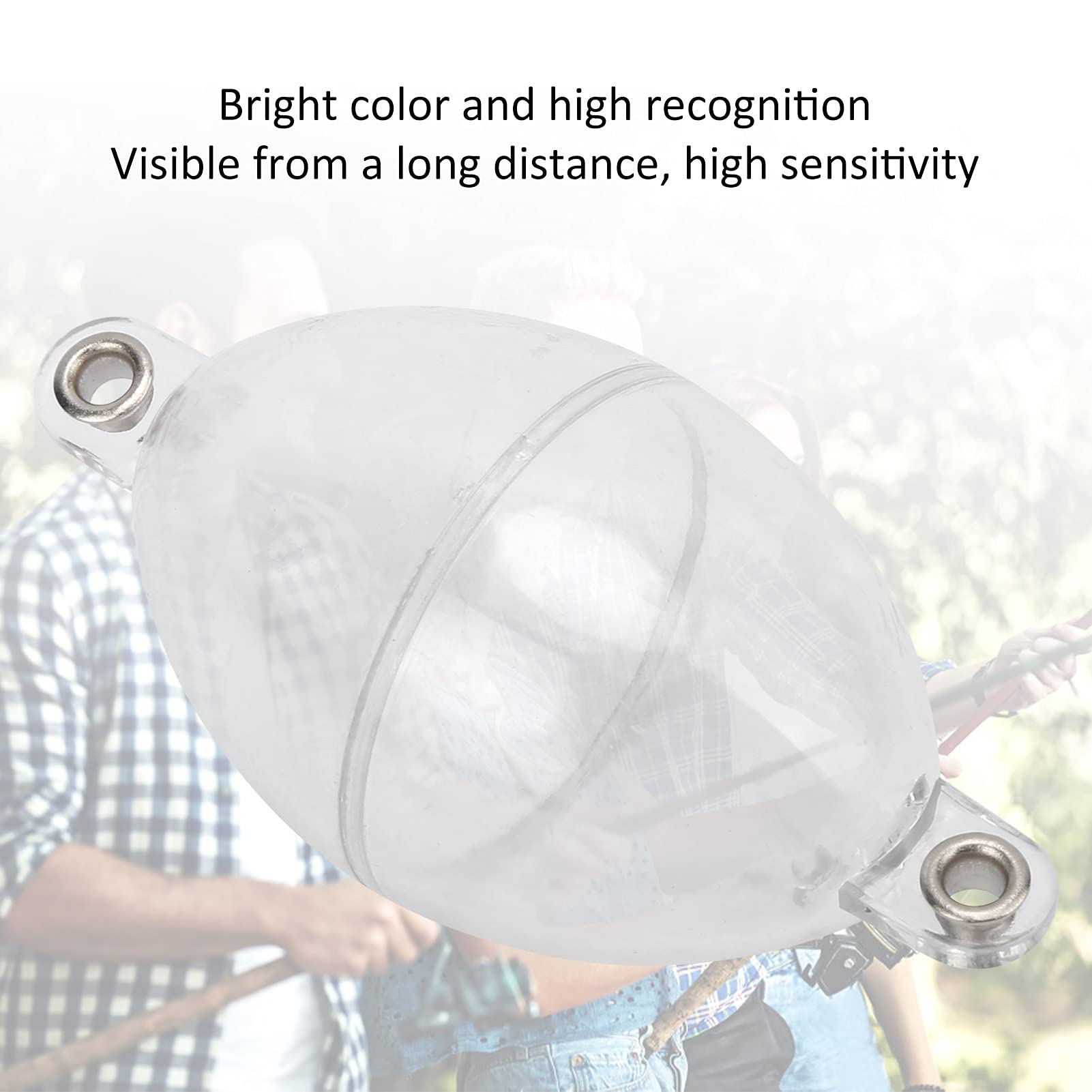 Fishing Float Controller - High Visibility Transparent White for Sea & Freshwater Fishing | Perfect for Anglers & Outdoor Enthusiasts