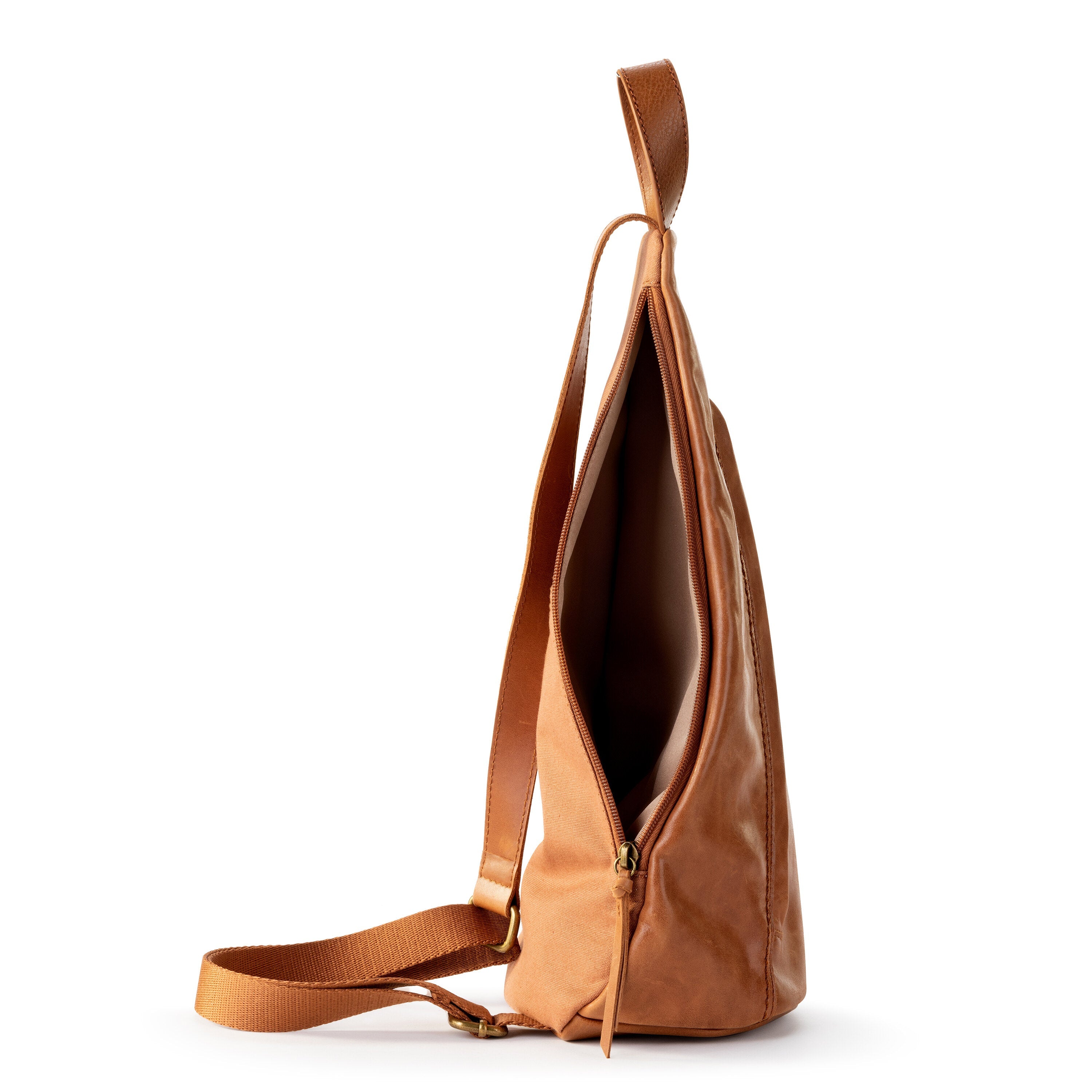 On The Go Sling Backpack - Lightweight Crossbody Travel Bag for Men & Women - Perfect for Hiking, Commuting & Everyday Use