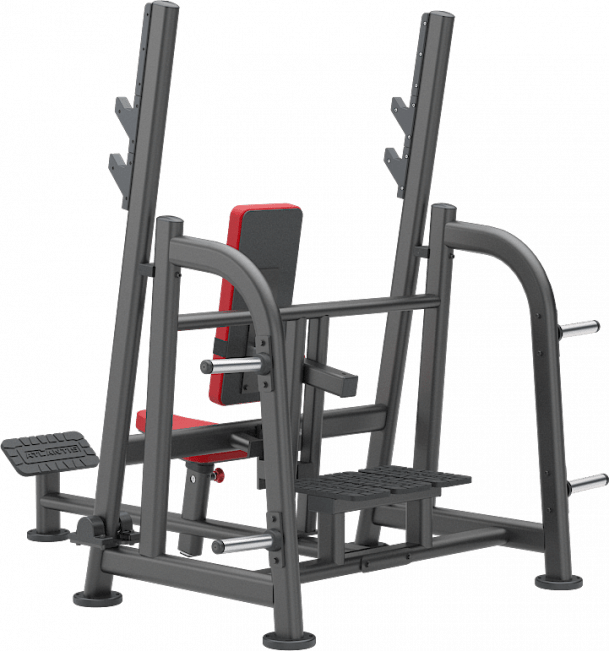 ATLANTIS Adjustable Shoulder Press Machine with Pivot - Home Gym Strength Training Equipment for Shoulder & Arm Workouts