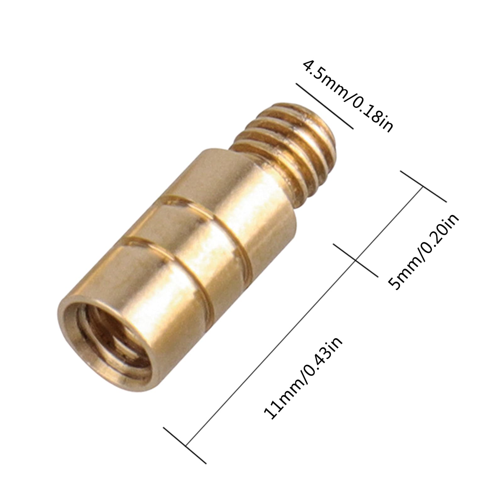 10 Pcs Pure Copper Dart Weights - 2BA Thread Counterweight Hardware for Darts | Replacement Parts & Accessories | Gaming Supplies for Precision & Balance | Perfect for Professional Players & Home Practice