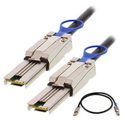 10m SFF-8088 External Mini SAS Male to Male Storage Cable - High-Speed Data Transfer for Servers, NAS, and RAID Systems - Perfect for Data Centers and Enterprise Storage Solutions