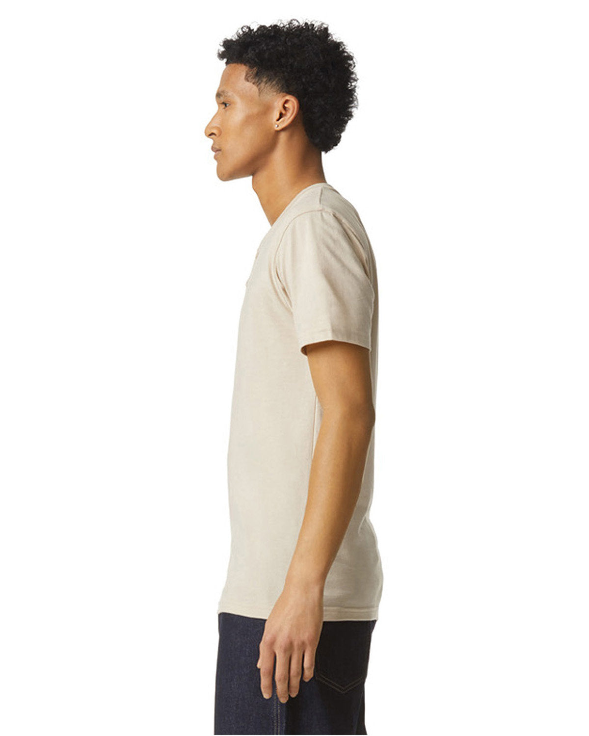 American Apparel 2004CVC Unisex Henley T-Shirt - Soft Cotton Blend Casual Shirt for Men & Women | Perfect for Everyday Wear, Layering, and Outdoor Activities