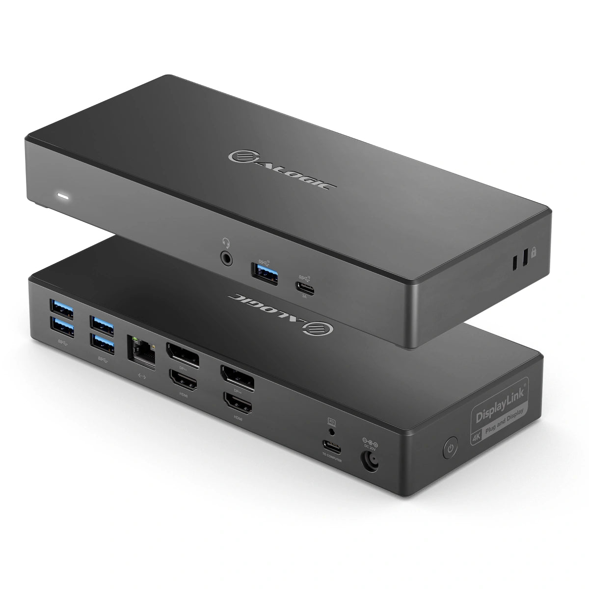 DA2 Dual 4K Display Universal Docking Station with 100W Power Delivery - USB C Hub for Laptop, MacBook & PC - Perfect for Home Office & Remote Work Setup