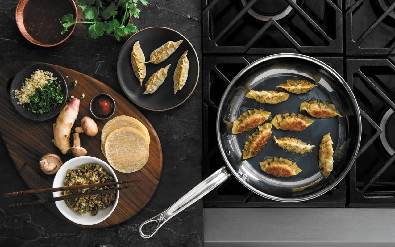 Hestan Nanobond Nonstick Skillet - 11 Inch Professional Frying Pan, PFOA-Free Ceramic Coating, Oven Safe to 500°F, Perfect for Searing, Sautéing & Frying - Ideal for Home Kitchen & Restaurant Use