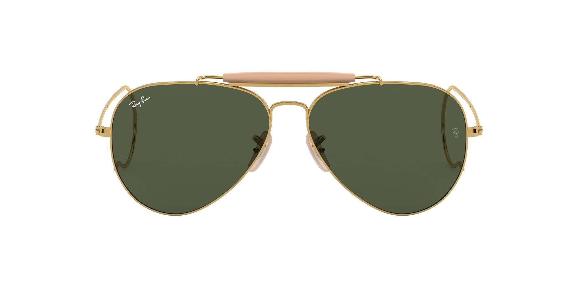 Ray Ban RB3030 Outdoorsman Polarized Sunglasses for Men & Women - UV Protection Aviator Style for Driving, Fishing & Outdoor Activities