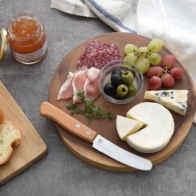 Arnest Spreading Knife with Wooden Handle & Flexible Blade - 85mm Butter Knife for Baking, Cooking, and Cake Decorating