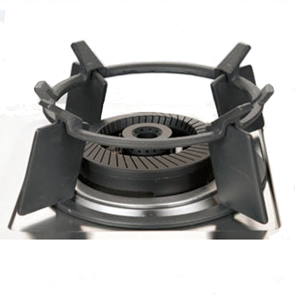 Non-Slip Black Cast Iron Wok Ring - Heavy Duty Stove Trivet for Wok Support, Cooktop Range Pan Holder & Gas Hob Accessories - Perfect for Asian Cooking, Stir-Frying & Milk Pot Stability