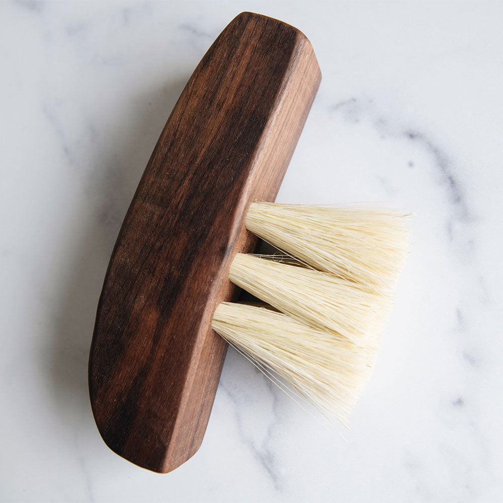 Premium Large Wooden Counter Brush - Heavy Duty Kitchen Scrubber for Stains & Grime - Ideal for Countertops, Sinks & Stovetops Cleaning (Model MT0992)