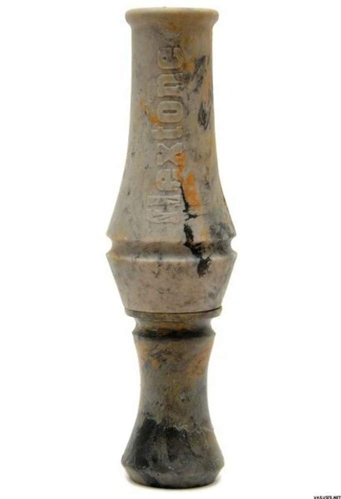Flextone Camo Hunter Double Reed Duck Call - Realistic Waterfowl Hunting Sound for Ducks & Geese - Perfect for Hunting, Training & Outdoor Adventures