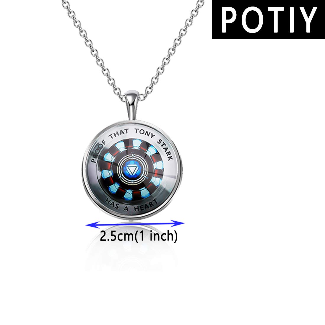 Stark Iron Fan Keychain - Proof That Stark Has A Heart Jewelry | Marvel Superhero Gift for Men & Women | Perfect for Keychains, Backpacks, Cosplay & Avengers Collectors