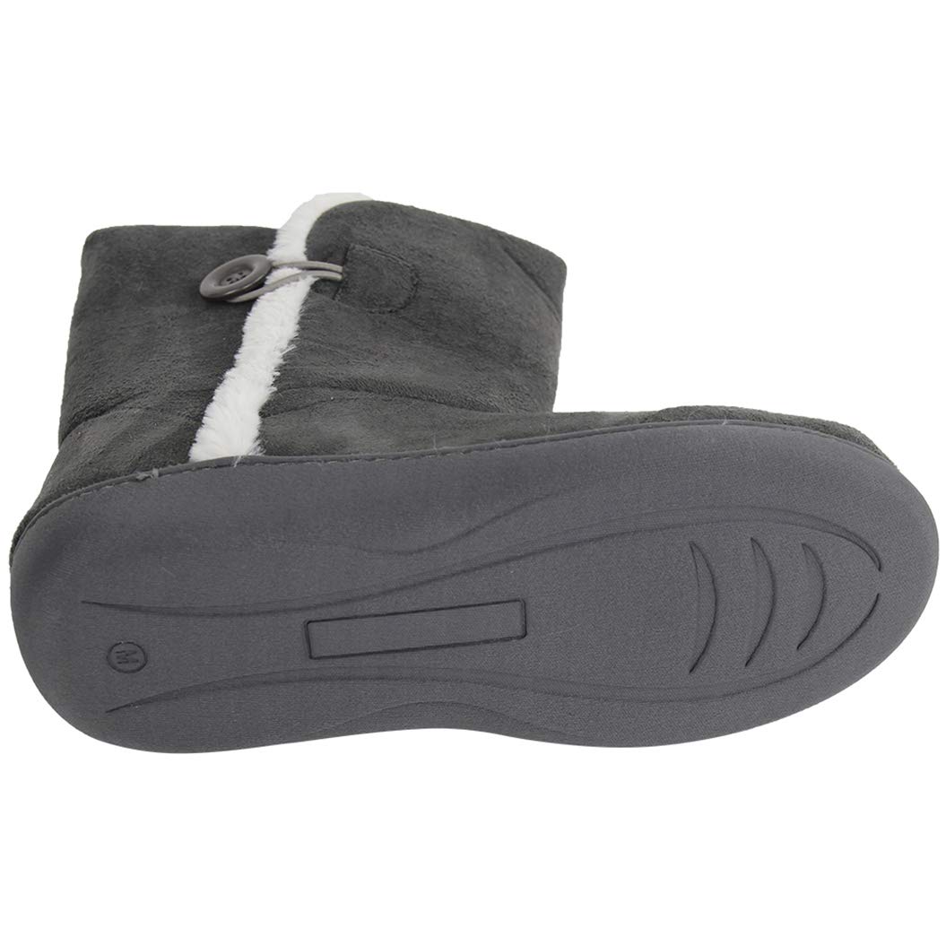 Women's Winter Warm Memory Foam House Slippers Boots - Indoor/Outdoor Cozy Non-Slip Footwear for Home, Office & Travel