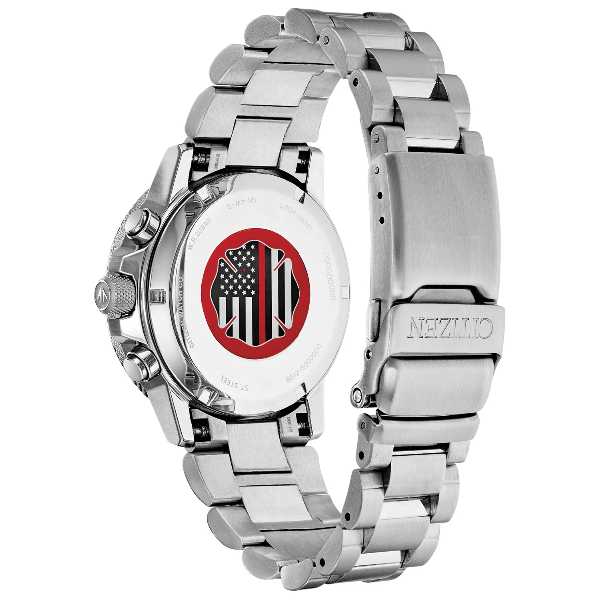 Men's Thin Red Line Firefighter Watch - Durable Tactical Timepiece for First Responders & EMS - Perfect for Duty, Training & Everyday Wear