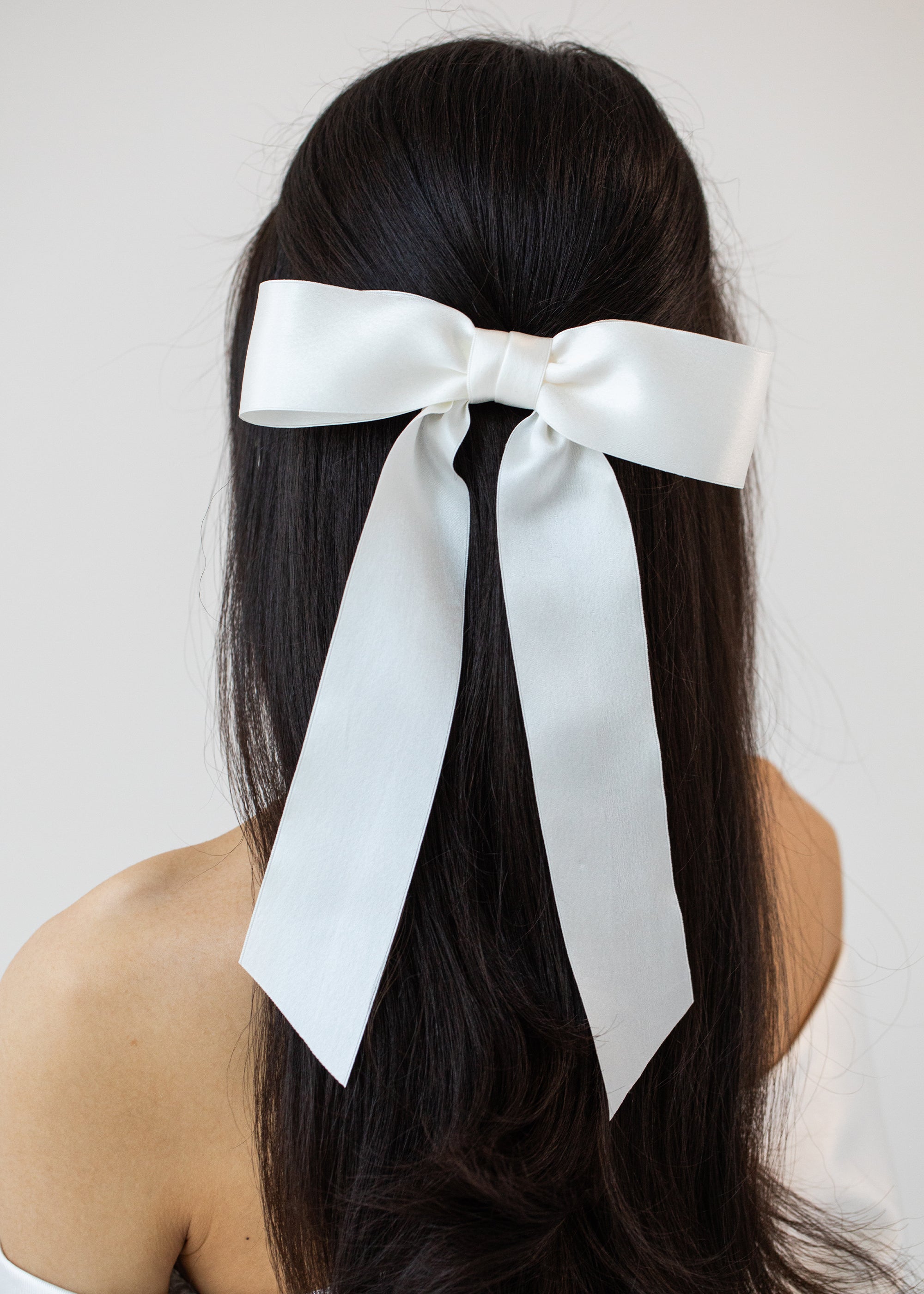 Virginia Bow Barrette Hair Clip - Elegant Snowflake Design for Women & Girls - Perfect for Weddings, Parties & Everyday Hair Accessories