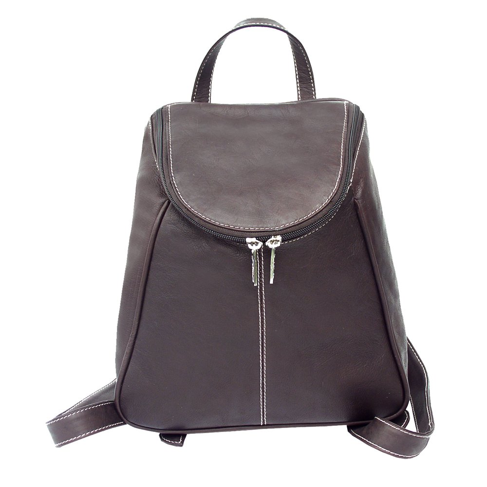 U-Zip Backpack for Men & Women - Durable Chocolate Brown Laptop Backpack with USB Charging Port, Water Resistant College School Travel Bag - Perfect for Work, Commuting & Outdoor Adventures