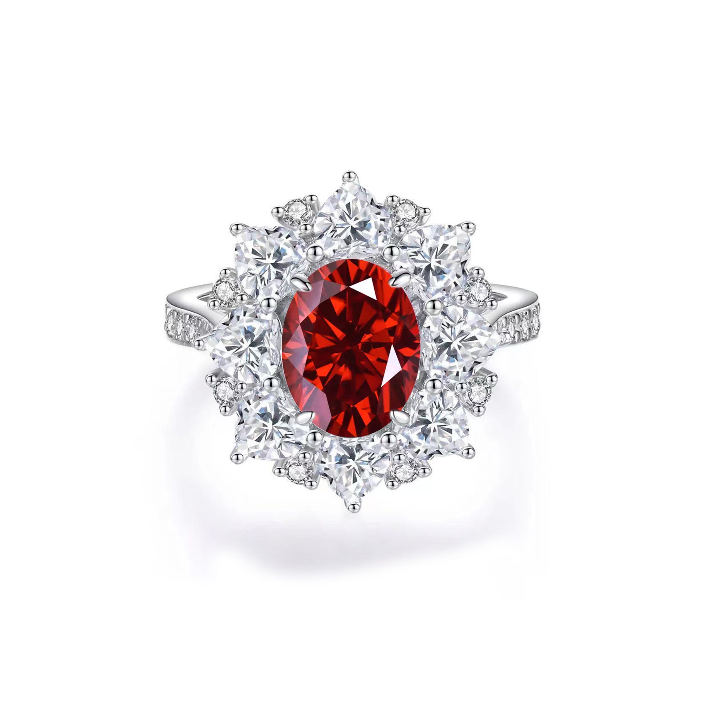 Celestial Ember: Oval Cut Moissanite Ashes Ring for Cremation Jewelry - Memorial Keepsake for Loved Ones | Perfect for Remembrance Ceremonies & Everyday Wear
