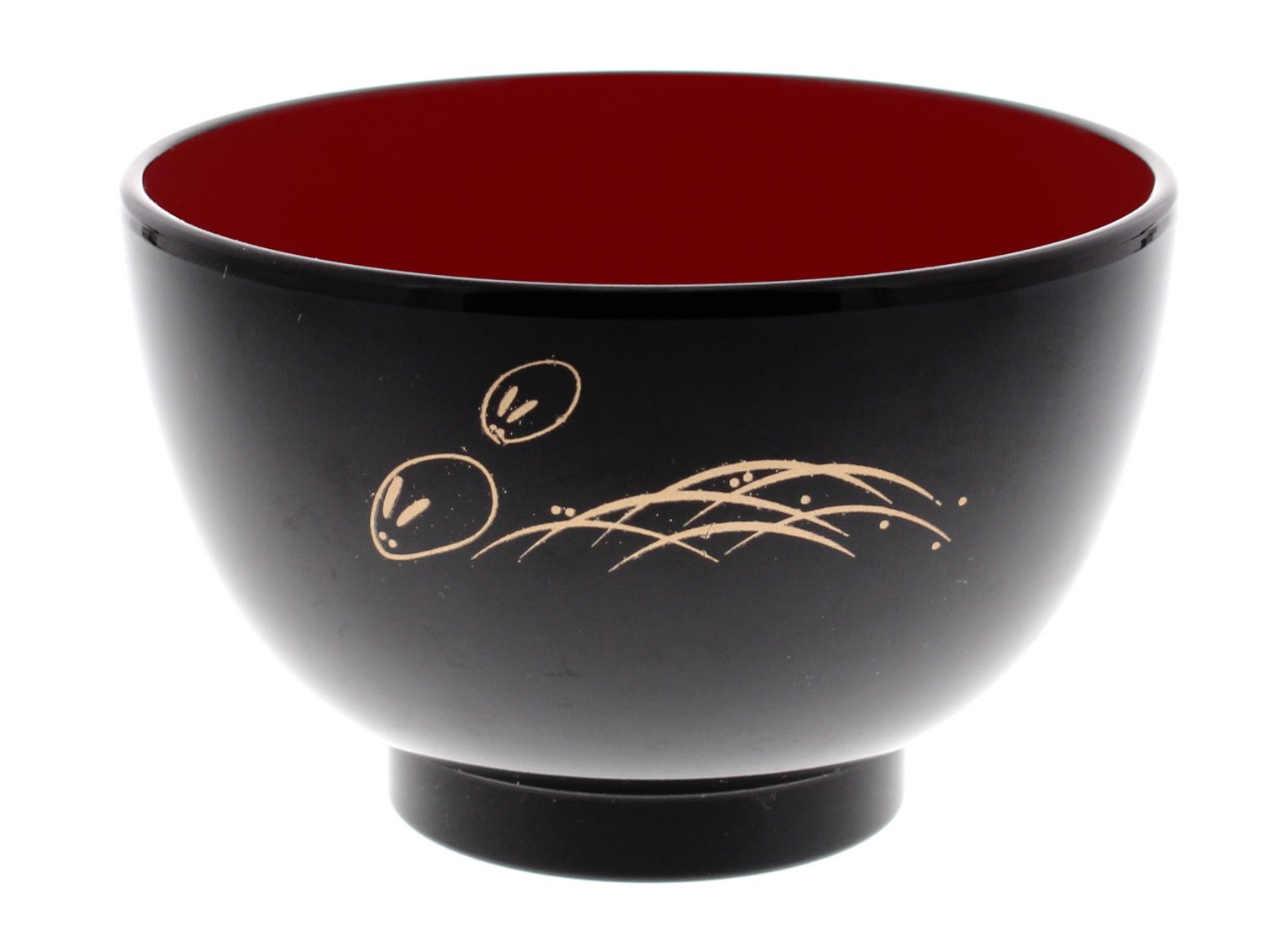Ishida Microwave and Dishwasher Safe Soup Bowl - Black Bean Rabbit Design for Asian Cuisine, Ramen, Noodles & Home Dining