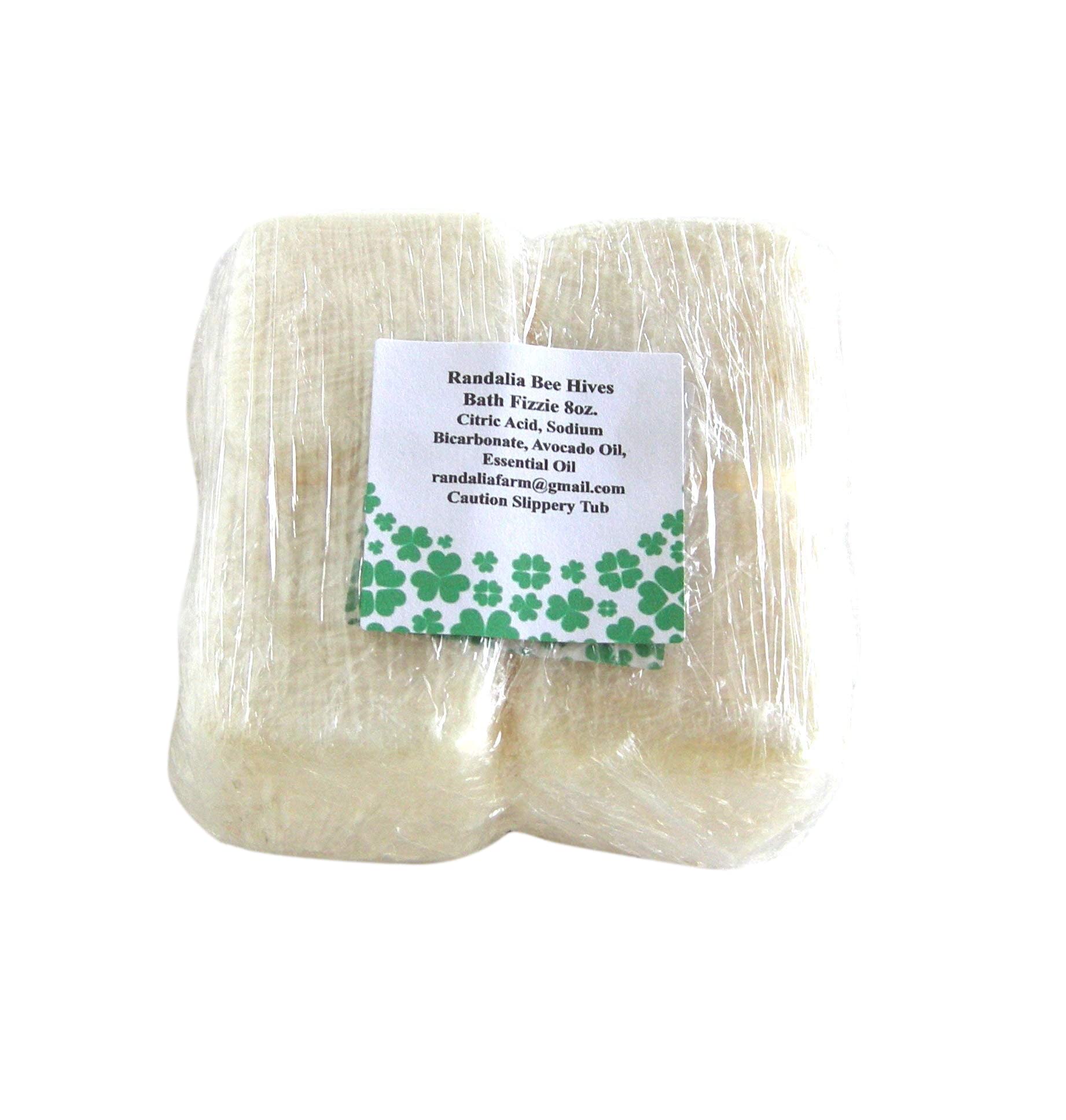 Luxury Rose Scented Bath Bomb with Randalia Bee Hives - Relaxing Spa Gift for Women, Self Care & Romantic Bath Time