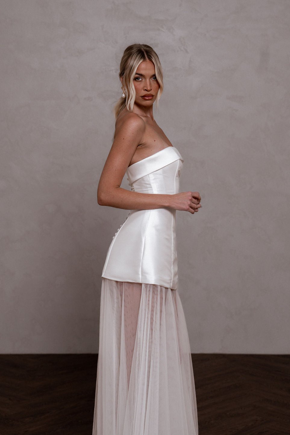 Dotty Tulle Dress - Ready to Wear Women's Fashion for Parties, Weddings & Special Occasions