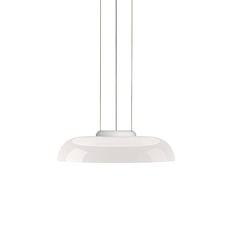 Modern Alba LED Glass Pendant Light - Dimmable Hanging Fixture for Kitchen Island, Dining Room & Bedroom Lighting | Energy Efficient & Stylish Home Decor