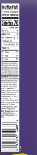 Funables Mixed Berry Fruit Snacks - 0.8oz Pouches (Pack of 10) | Gluten Free Kids Snacks for Lunch Boxes, School, Travel & On-the-Go Healthy Treats