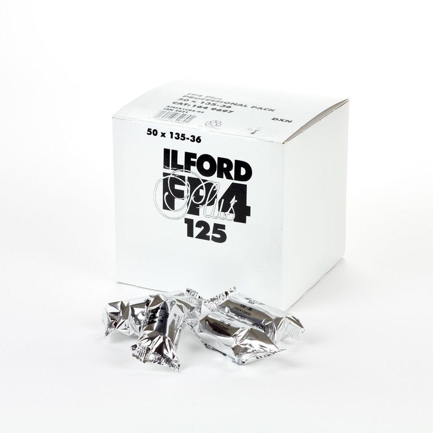Ilford FP4 Plus ISO 125 35mm Black & White Film - 36 Exposure Pro Pack for Professional Photography & Street Shooting