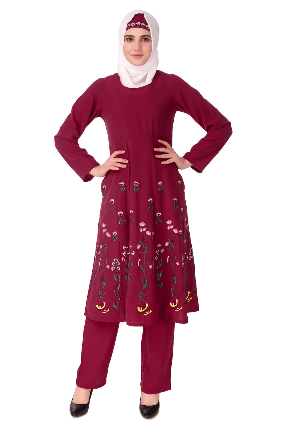 Exquisite Embroidered Multi-Panel Salwar Kameez for Women | Traditional Indian Ethnic Dress | Perfect for Weddings, Festivals & Special Occasions