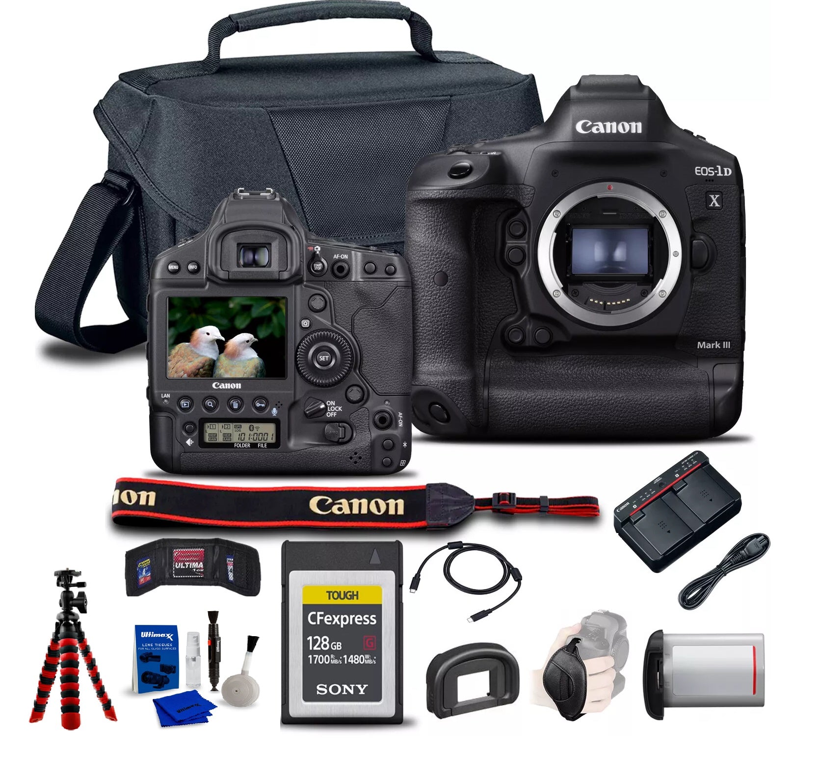 Canon EOS 1D X Mark III DSLR Camera with 24-70mm Lens Kit | Professional Photography Bundle | Perfect for Sports, Wildlife & Wedding Photography