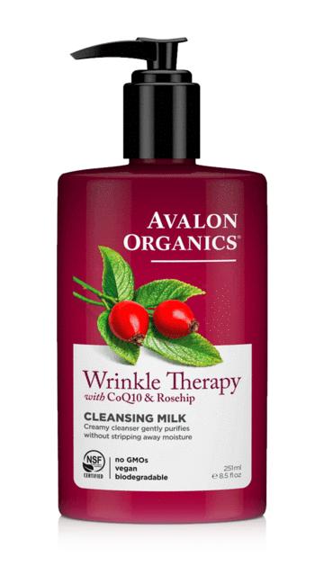 AVA Anti-Aging Wrinkle Cleansing Milk - 8.5oz (251ml) for Sensitive & Mature Skin - Gentle Facial Cleanser with Hyaluronic Acid & Collagen - Perfect for Nighttime Skincare Routine