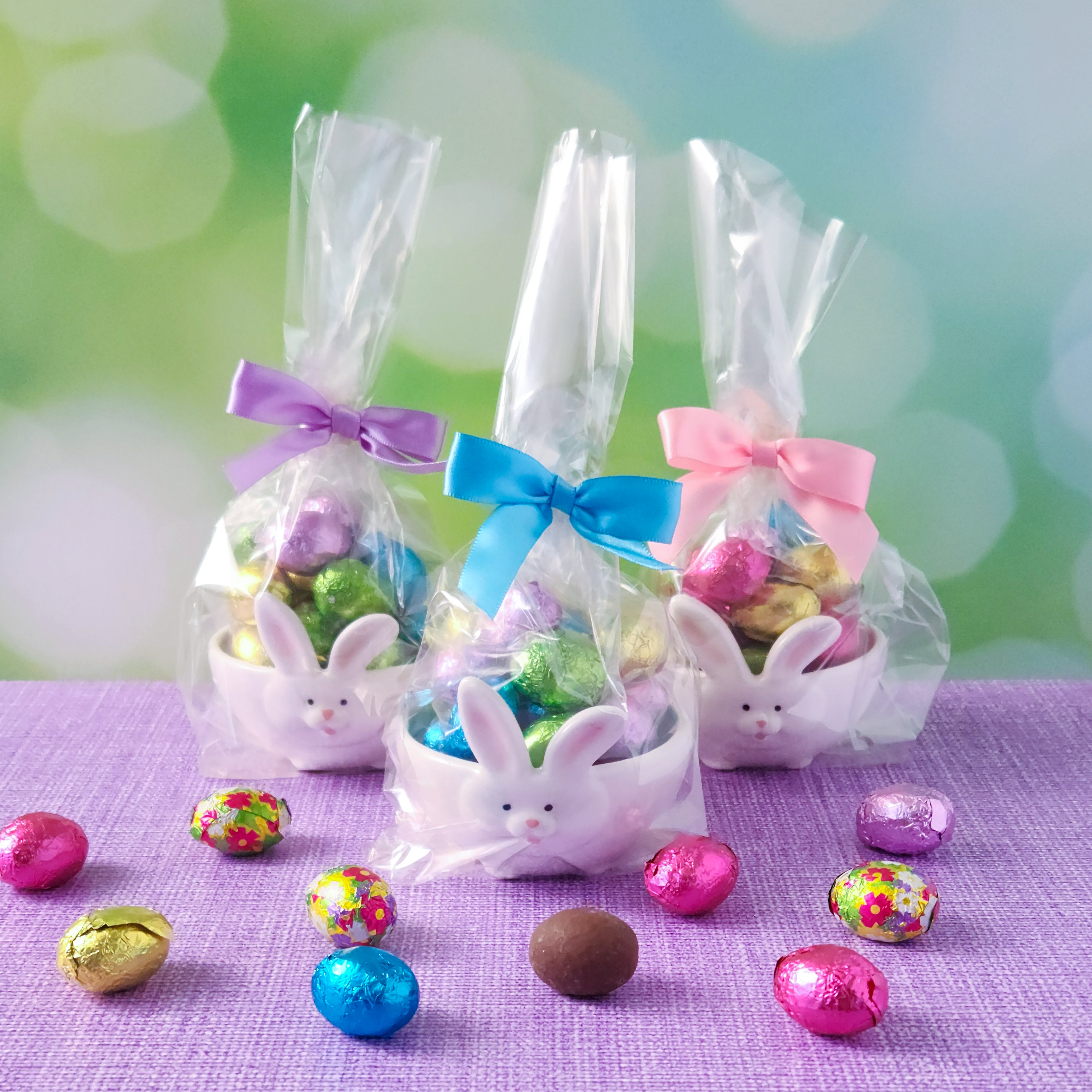 Cottontails Candy Dish - Elegant Porcelain Candy Bowl for Home Decor, Parties & Holidays | Perfect for Halloween, Christmas & Easter Treats