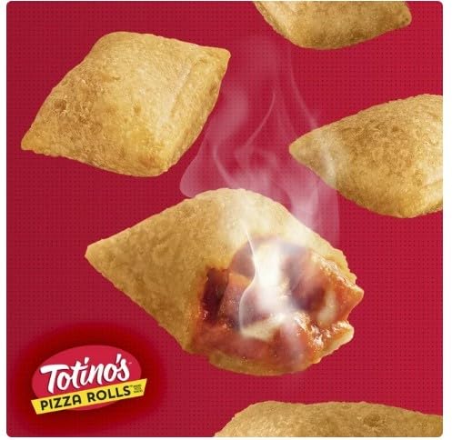 Totino's Pepperoni Pizza Rolls - Frozen Snack, 24.8 oz (50 Count) - Pack of 4 | Quick & Easy Party Food, Game Day Snacks, After-School Treats for Kids