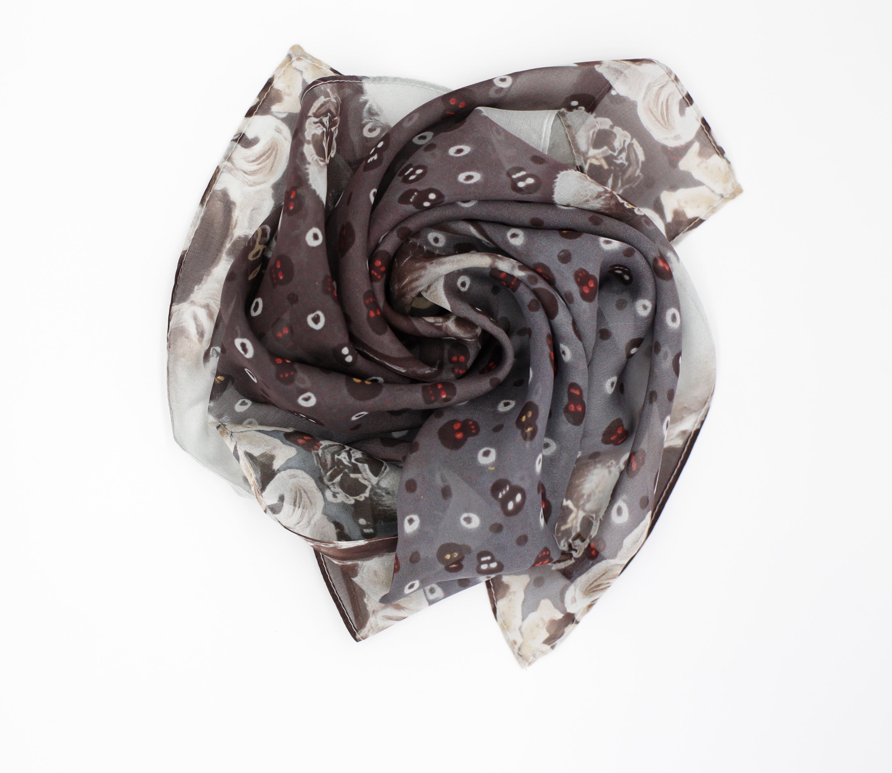 BARE BONES Snapping Dragon Skull Bandana Scarf - Gothic Fashion Accessory for Men & Women - Perfect for Halloween, Cosplay, and Motorcycle Riding