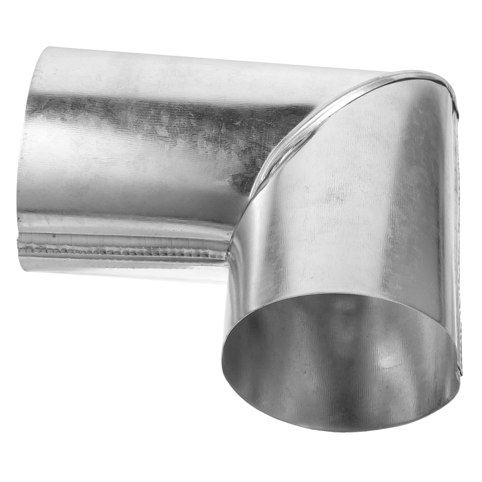 Cabilock 90 Degree Stainless Steel Stove Pipe - 15cm Chimney Flue for Wood Stove, Oven & Fireplace | Durable Metal Ventilation Hose for Kitchen Exhaust & Smoke Removal | Perfect for Home Heating, Outdoor Cooking & Camping