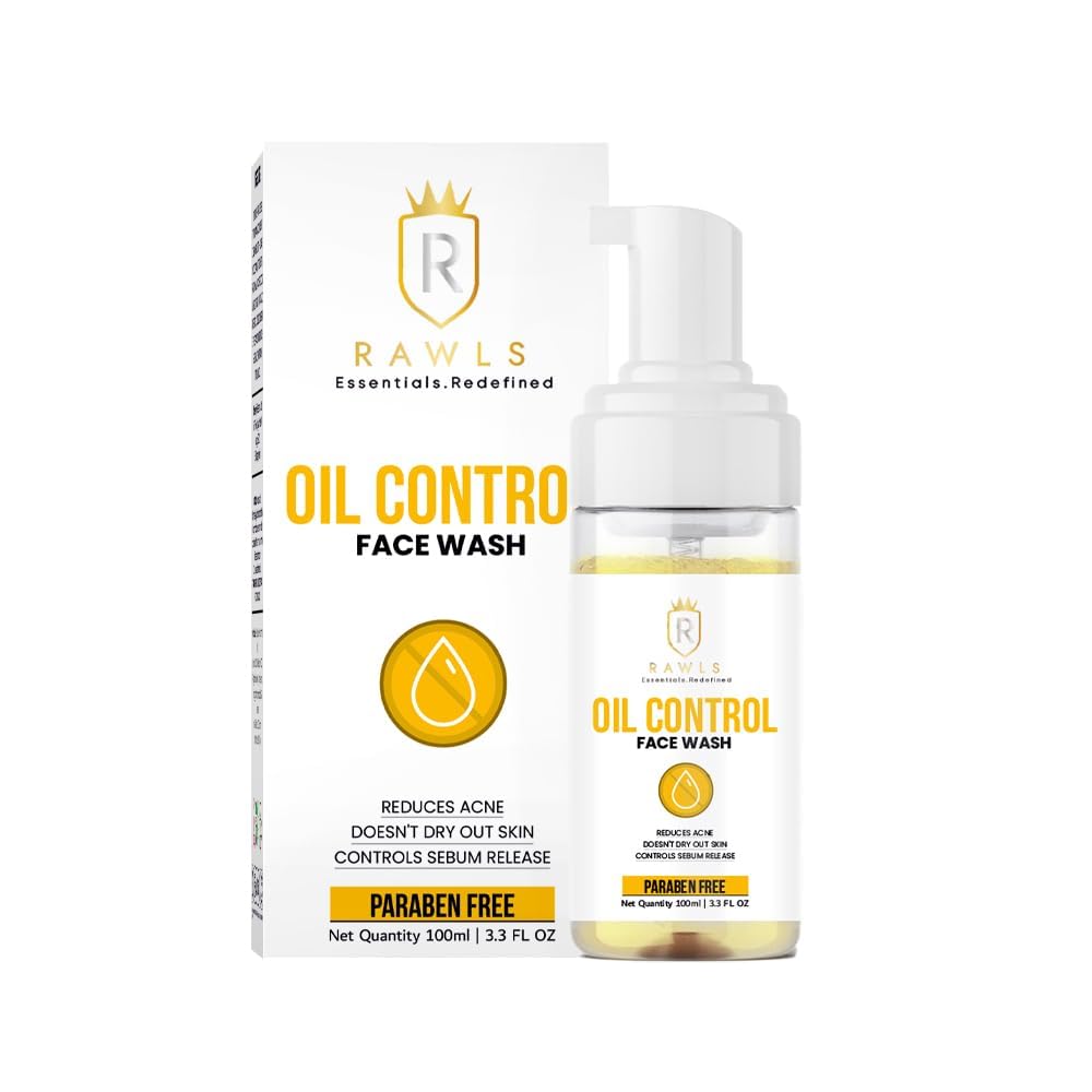 Oil Control Face Wash for Oily Skin - 100ml Paraben-Free Cleanser for Women & Men | Deep Cleansing & Acne Prevention for Daily Skincare Routine