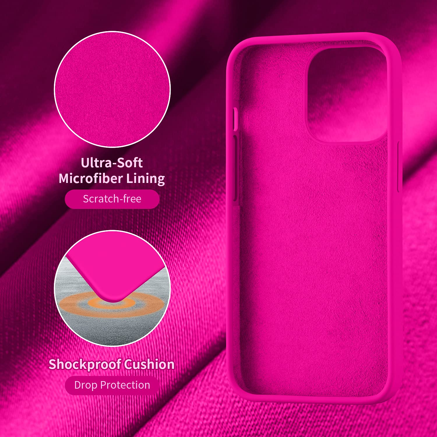 Premium Ultra Slim Shockproof Silicone Case for iPhone 13 Pro Max (6.7