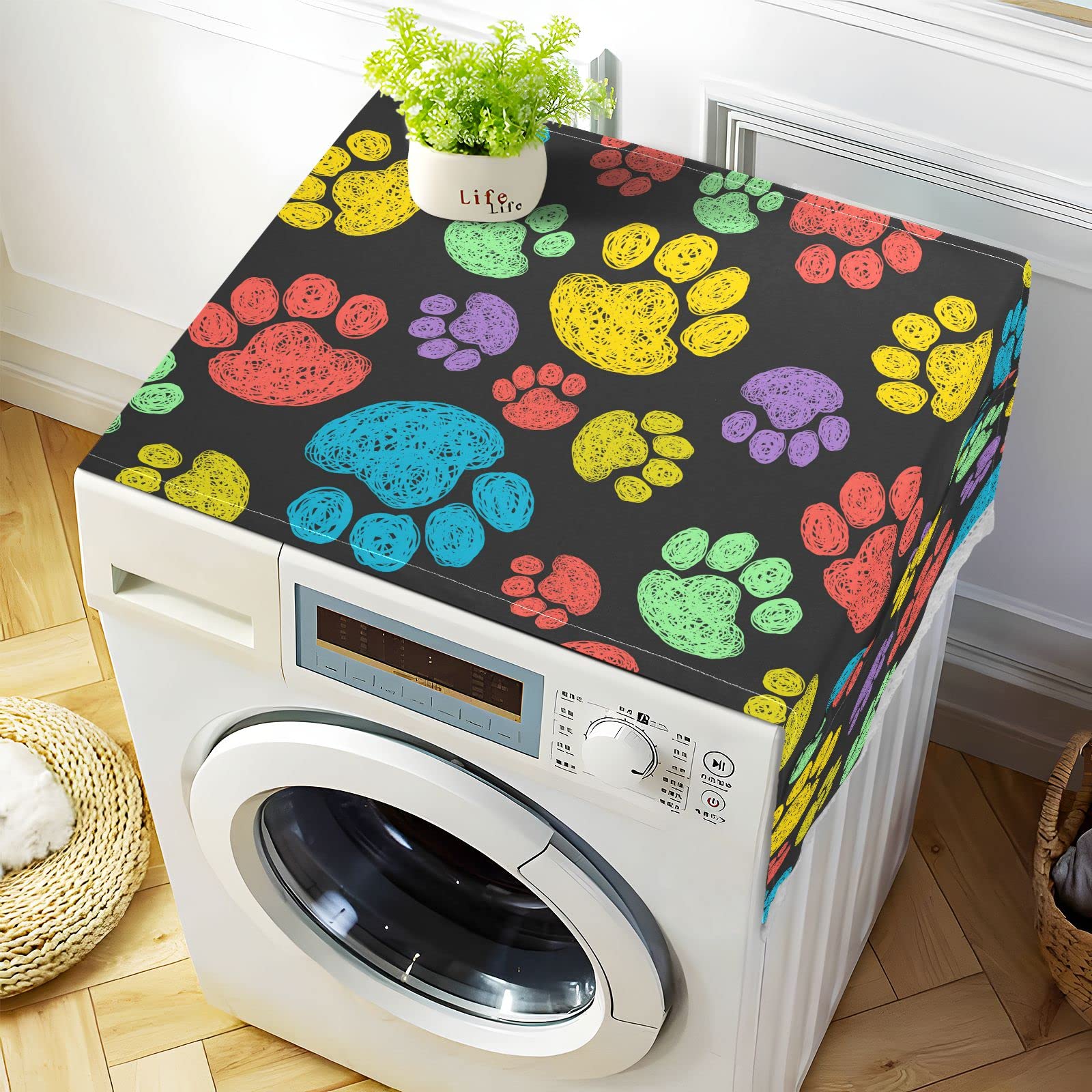 Waterproof Non-Slip Washer Dryer Cover - 51