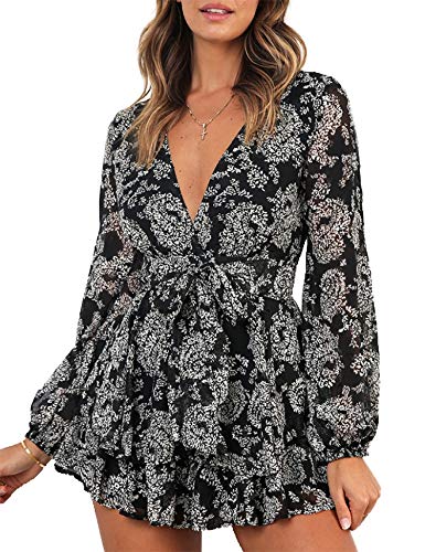 Black White Floral