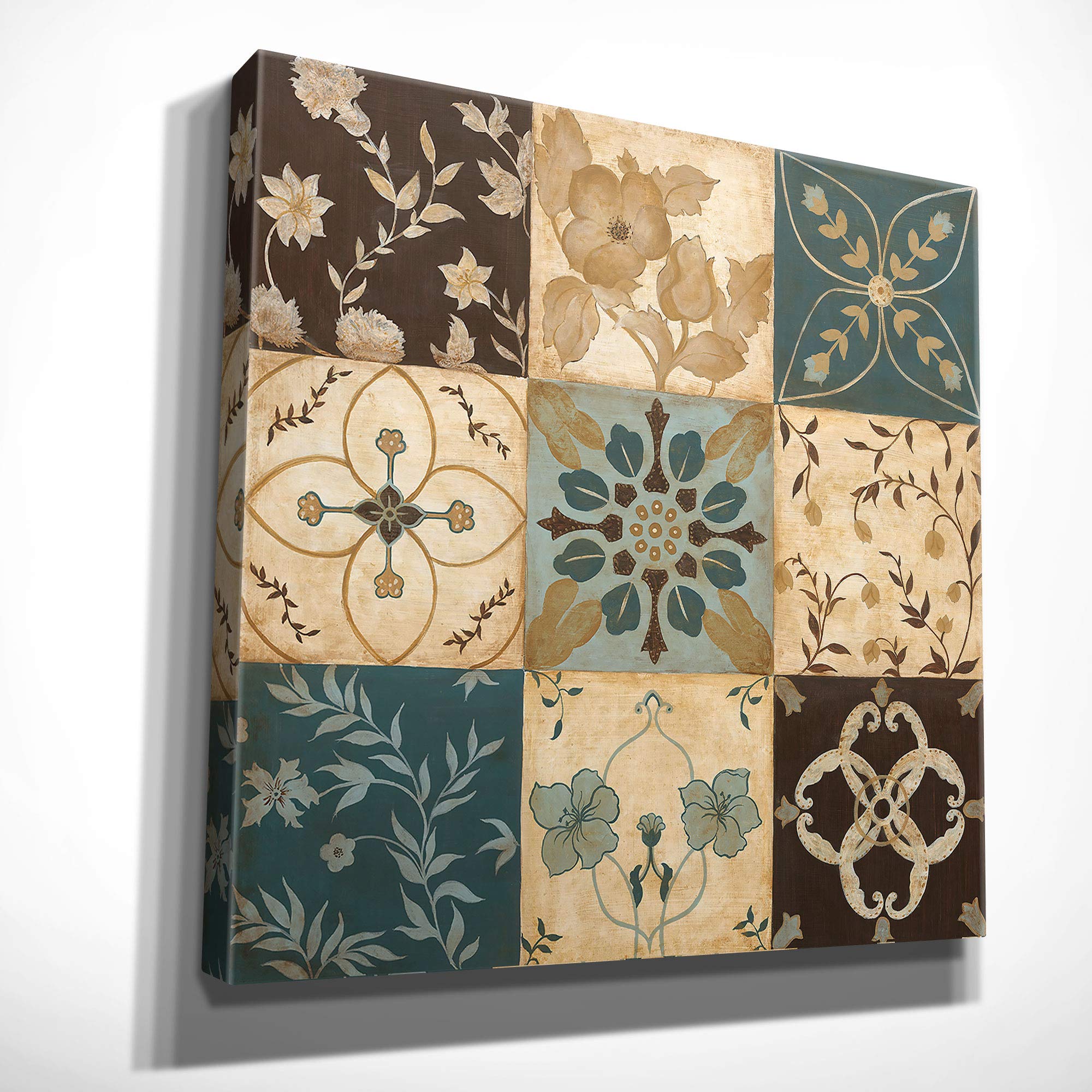 Patterns of Nature II Gallery Wrapped Canvas Wall Art - Modern Home & Office Décor for Bedroom, Living Room - 24x24 Inches - Perfect for Gifts & Interior Design