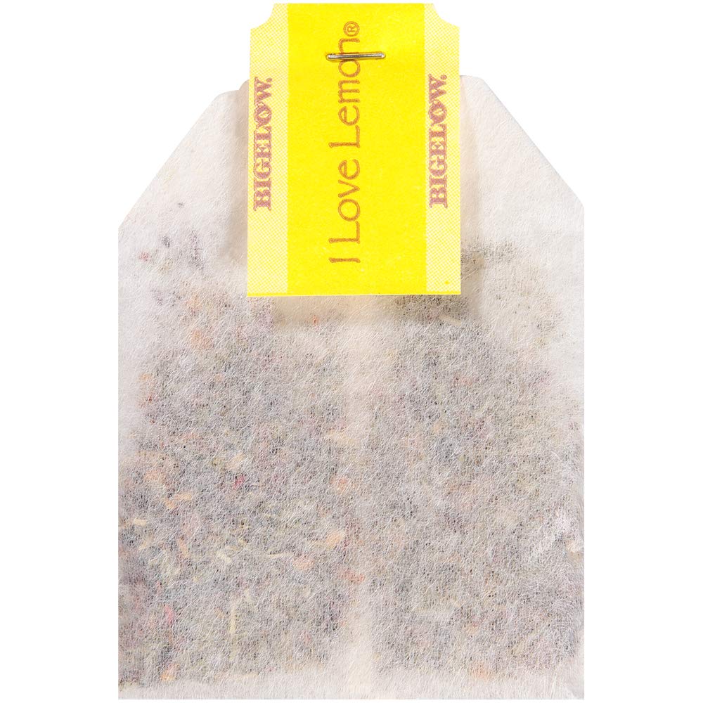 Bigelow I Love Lemon Herbal Tea Bags - 28 Count Box | Caffeine-Free, Refreshing Flavor for Relaxation & Afternoon Tea Time
